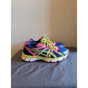 Asics Gel-Excite 2 T473N Blue Green Pink Running Shoes Women's Size 7 Colorful